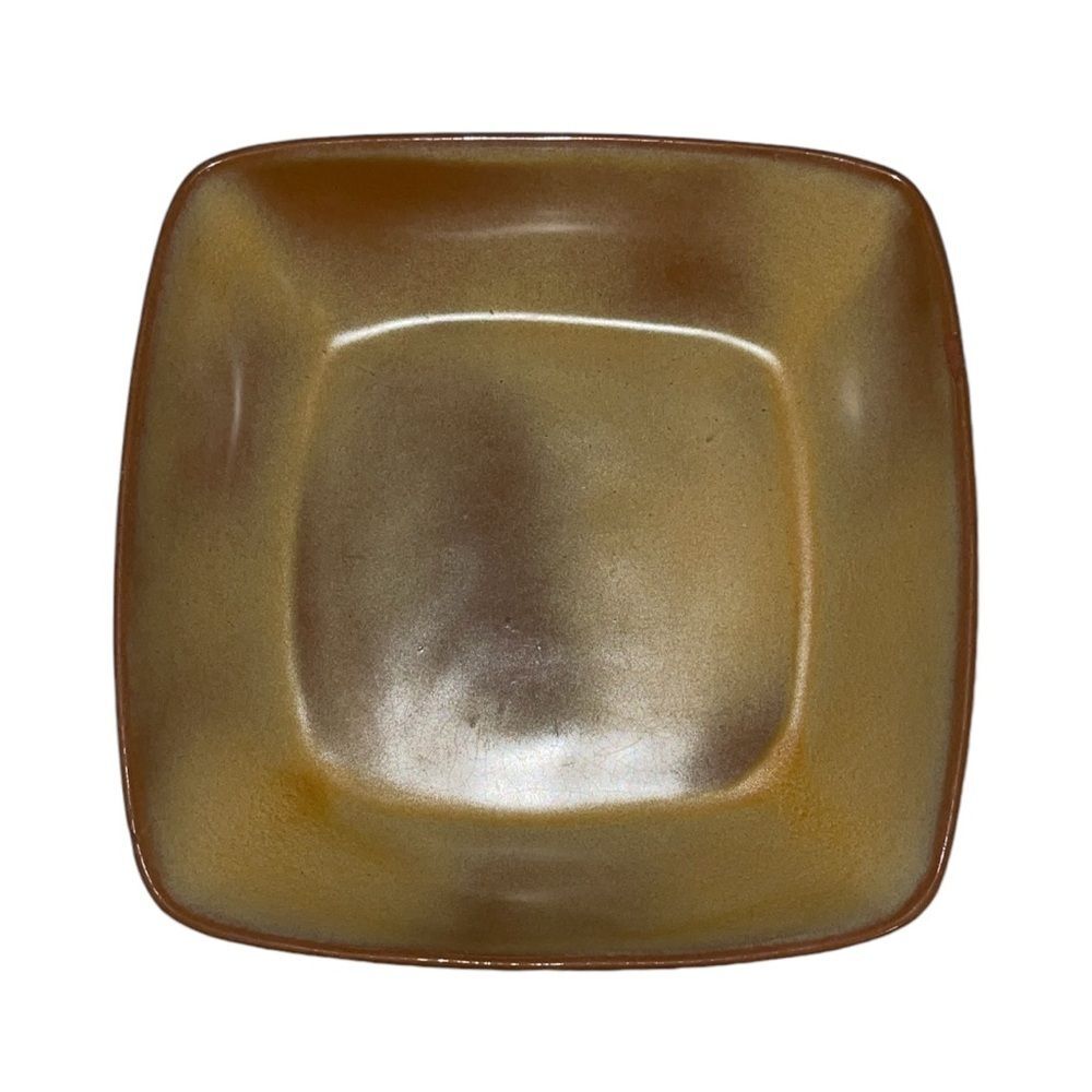Frankoma Plainsman Vintage Brown Large Square Serving Bowl 5NS